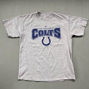 NFL Gray and Blue Indianapolis Colts Short Sleeve Tee